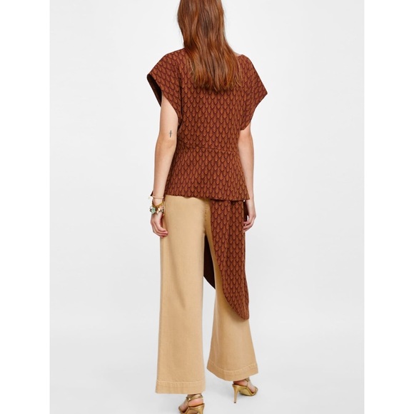 ZARA Jacquard T-Shirt - Picture 6 of 8